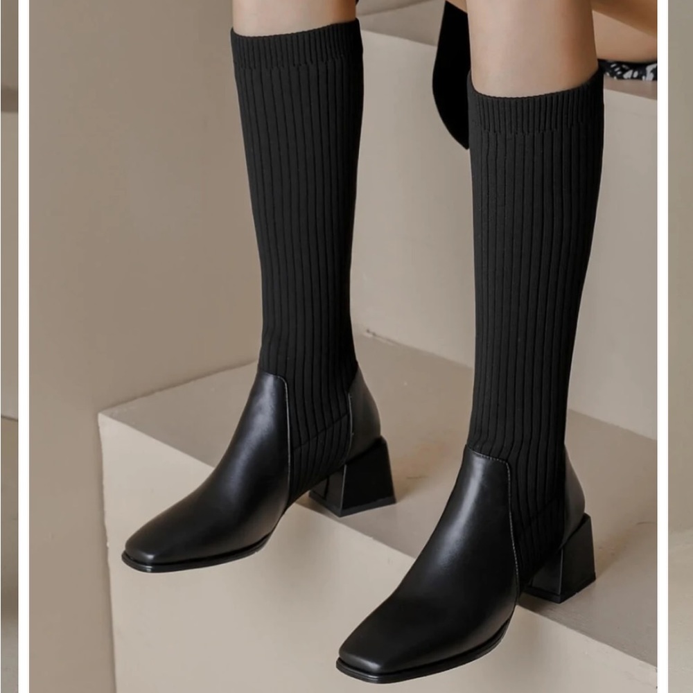NEW Knee-high Sock Boots